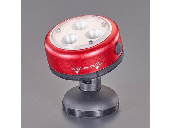 エスコ ライト LED 110ルーメン マグネット付 単4×3本 EA758C-124A