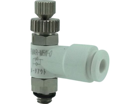 チヨダ ファイブミニスピードコントローラα 白 メーターアウト4mm・M5×0. FM4R-M5W-O チヨダ ファイブミニスピードコントローラα 白 メーターアウト4mm・M5×0. FM4R-M5W-O