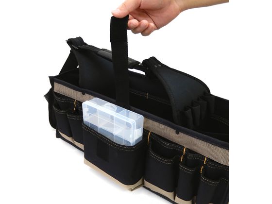 エスコ オープン型ツールバッグ 585×305×380mm EA925C-23が