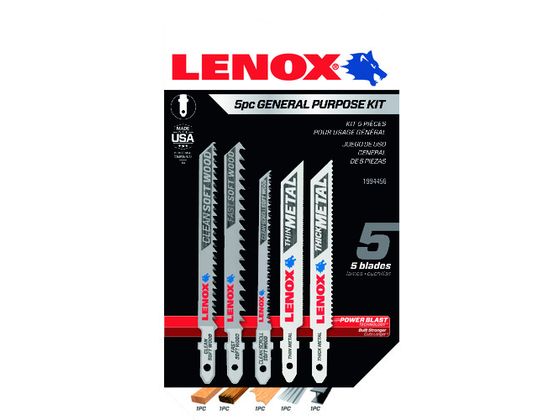 LENOX 多目的Tシャンクジグソー5本セット C450T. C416T. C320TS. B314T. B324T各1本 1994456 LENOX 多目的Tシャンクジグソー5本セット C450T. C416T. C320TS. B314T. B324T各1本 1994456