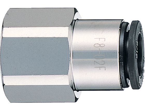 チヨダ ファイブフィメイルコネクタ 6mm・Rc1/8 F6-01F チヨダ ファイブフィメイルコネクタ 6mm・Rc1/8 F6-01F
