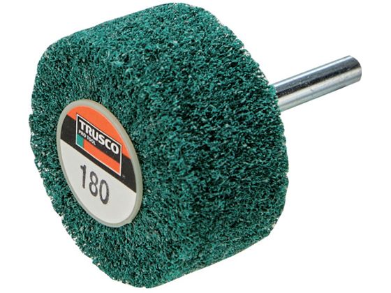 TRUSCO ナイロン軸付ホイル外径φ40×厚み25×軸6 180# (5個入) UFN-425-180 TRUSCO ナイロン軸付ホイル外径φ40×厚み25×軸6 180# (5個入) UFN-425-180