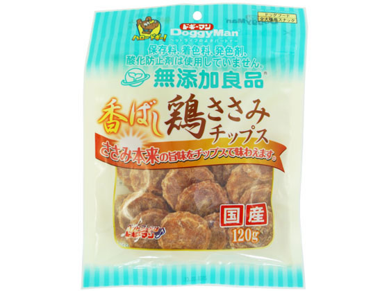ドギーマンハヤシ 無添加良品 香ばし鶏ささみチップス 120g ドギーマンハヤシ 無添加良品 香ばし鶏ささみチップス 120g