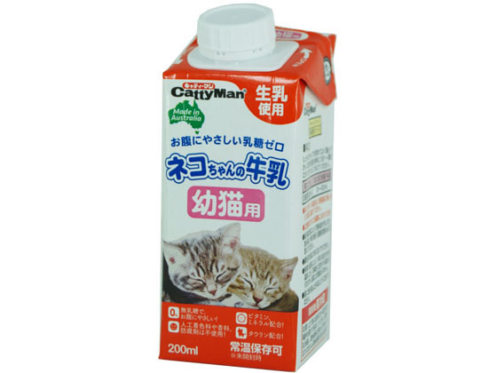 ドギーマンハヤシ ネコちゃんの牛乳 幼猫用 200ml ドギーマンハヤシ ネコちゃんの牛乳 幼猫用 200ml
