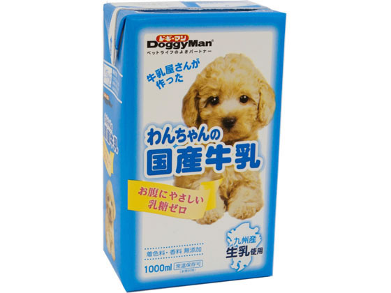 ドギーマンハヤシ わんちゃんの国産牛乳 1000ml ドギーマンハヤシ わんちゃんの国産牛乳 1000ml