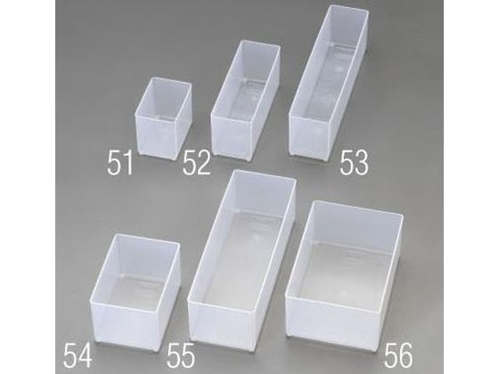 エスコ パーツケーストレー 3個 55×235×69mm EA661AB-53