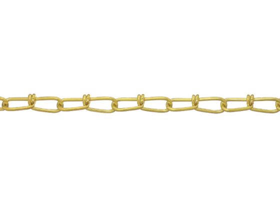 ニッサチェイン 真鍮キリンスビクターチェイン 2.6mm×30m BV26
