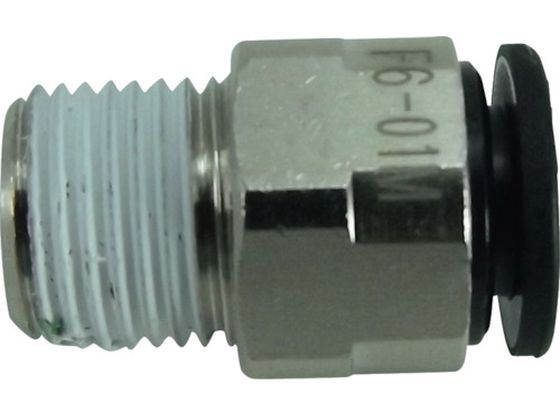 チヨダ ファイブメイルコネクタ 6mm・R1/8 F6-01M チヨダ ファイブメイルコネクタ 6mm・R1/8 F6-01M