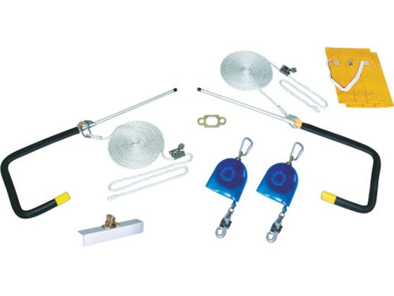 ツヨロン 屋根上作業用 墜落防止器具ヤネロップ YU-420-BX