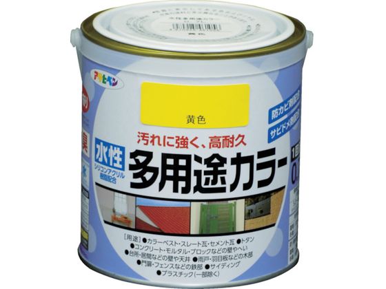 アサヒペン 水性多用途カラー 0.7L 黄色 アサヒペン 水性多用途カラー 0.7L 黄色