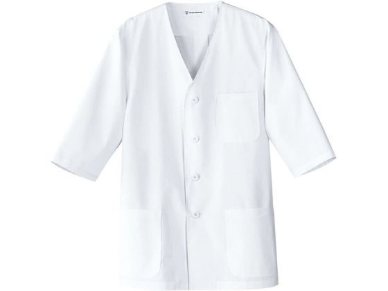セブンユニフォーム 男性用衿無し七分袖 調理服 AA321-8 M