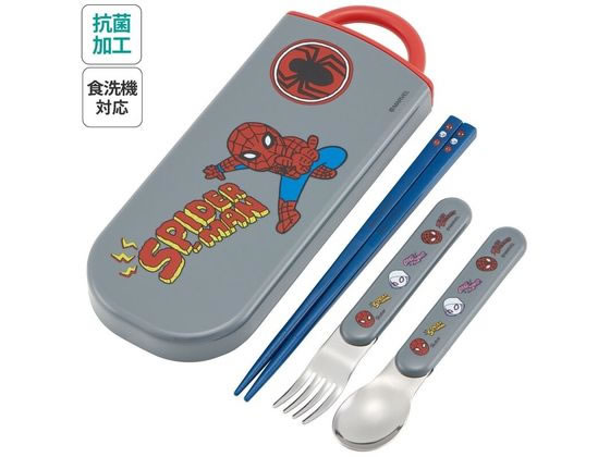 スケーター 抗菌 食洗対応トリオセット SPIDERCOMIC TACC2AG スケーター 抗菌 食洗対応トリオセット SPIDERCOMIC TACC2AG