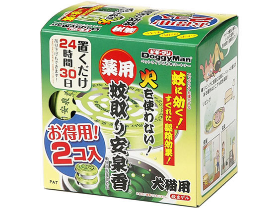 ドギーマンハヤシ 薬用蚊取り安泉香 お得用2コ入 ドギーマンハヤシ 薬用蚊取り安泉香 お得用2コ入