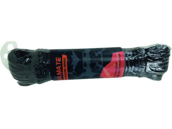 ユタカメイク パラメイトロープ 4mm×15m 黒 PMR-02