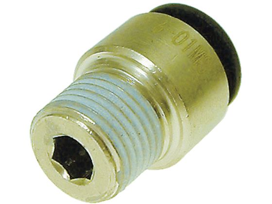 チヨダ ファイブ六角穴付メイルコネクター 6mm・R1/8 F6-01MS チヨダ ファイブ六角穴付メイルコネクター 6mm・R1/8 F6-01MS
