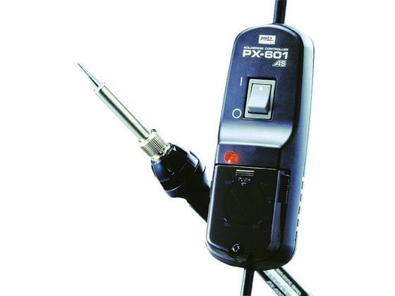 ●型番：PX-601AS●電源（V）：AC100 ●消費電力（W）：85 ●幅（mm）：48 ●奥行（mm）：130 ●高さ（mm）：31 ●制御温度（℃）：250〜450 ●ヒーター容量（W）：80