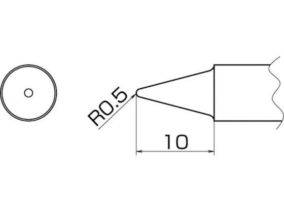 白光 こて先 0.5B型 T20-B2 白光 こて先 0.5B型 T20-B2