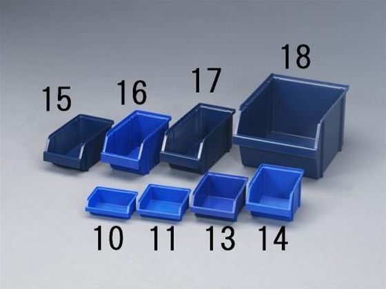 エスコ パーツトレー 重ね置型 青 125×300×126mm EA661CA-17