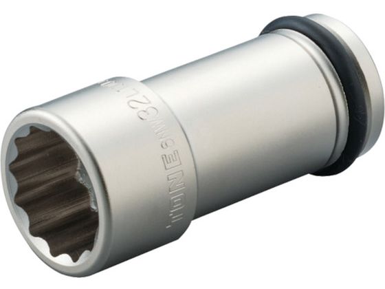 TONE インパクト用ロングソケット(12角) 17mm 6NW-17L100 TONE インパクト用ロングソケット(12角) 17mm 6NW-17L100