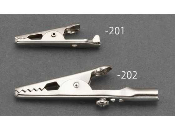 エスコ 10Aクリップ 4個 0.33-1.31mm2×50mm EA940DP-202