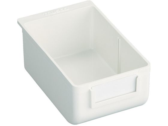 TRUSCO ビンラック用ライトビン 100×1H67×H67 ホワイト K-10W
