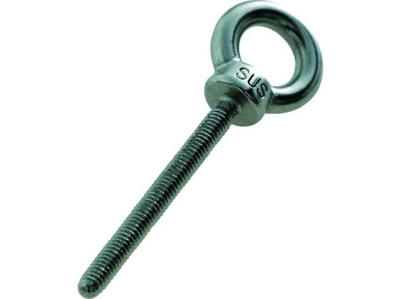 TRUSCO ステンレスつば付ロングアイボルト鋳造製 M5 (1個=1袋)