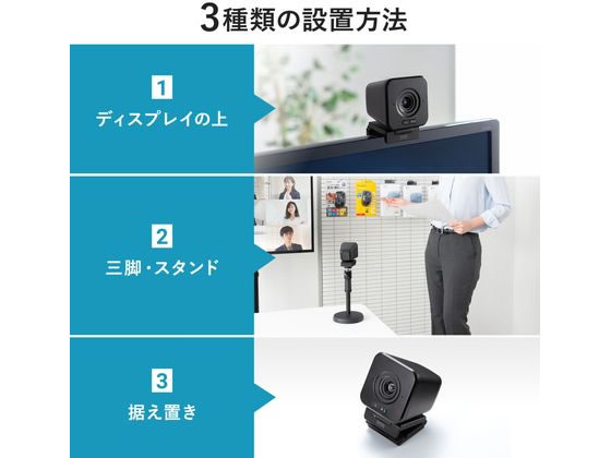 サンワサプライ ワイヤレスWEBカメラ CMS-V65BKが26,801円 通販