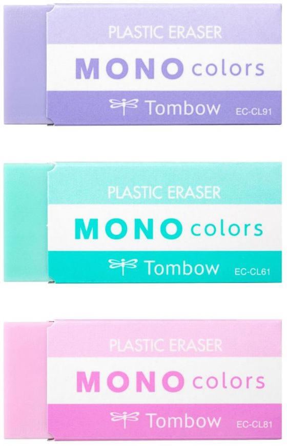 トンボ鉛筆 消しゴム モノカラーズ 色込み3個パック JCE-311Xが304円