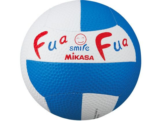 ミカサ ふぁふぁドッジ 2号球縫い ホワイト/ブルー FFD2-WB ミカサ ふぁふぁドッジ 2号球縫い ホワイト/ブルー FFD2-WB