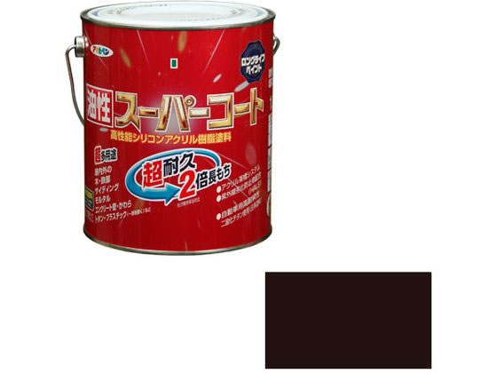 アサヒペン 油性スーパーコート 1.6L 新茶
