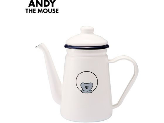 豊琺瑯 ねずみのANDY ホーロー カフェポット AMJ-2305