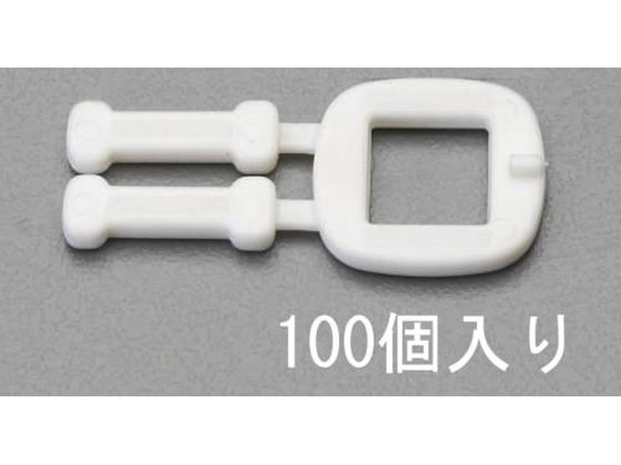 エスコ PPバンド用バックル 100個 15.5mm EA628PM-116