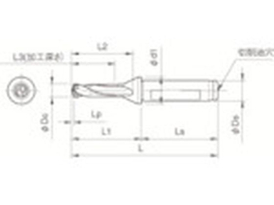 直送」京セラ SF16-DRC100M-3 ドリル用ホルダ SF16DRC100M3 357-7201
