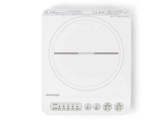 アイリスオーヤマ IHコンロ 1000W ホワイト IHK-T36-W アイリスオーヤマ IHコンロ 1000W ホワイト IHK-T36-W