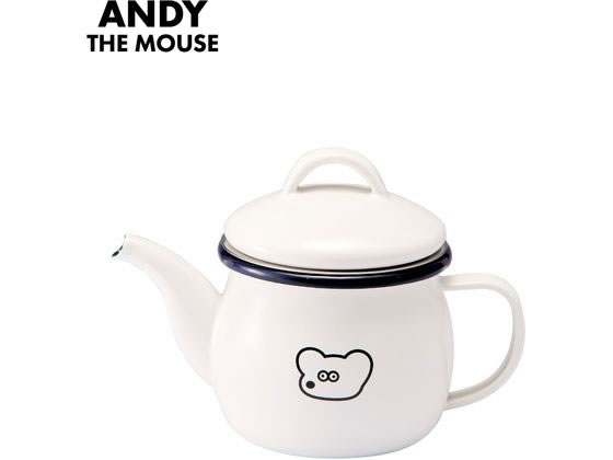 豊琺瑯 ねずみのANDY ホーロー ティーポット AMJ-2306