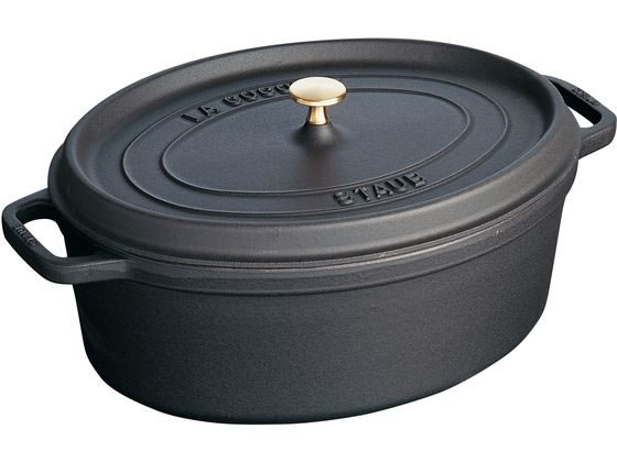 staub ストウブ　ピコココット オーバル 27cm ブラック 黒