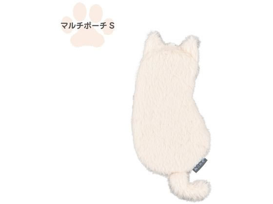 ナカバヤシ ねこのせ マルチポーチS 白ペルシャ NNS-MP01WH ナカバヤシ ねこのせ マルチポーチS 白ペルシャ NNS-MP01WH