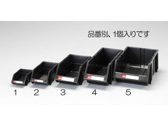 エスコ パーツトレー ESD 重ね置型 300×480×178mm EA661CT-5