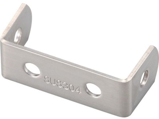 TRUSCO ジョイント金具19型U ステンレス 寸法52×27 穴数4