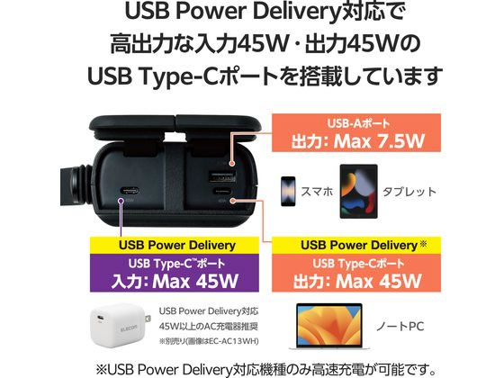エレコム　モバイルバッテリー 30000mAh DE-C41-30000BK Amazon | エレコム モバイルバッテリー リン酸鉄 30000mAh USB
