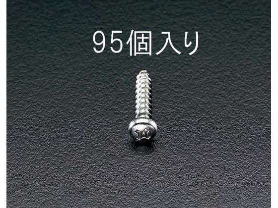 エスコ 鍋頭タッピングビス 4×10mm 95本 EA949ES-41