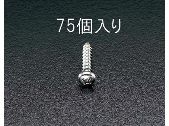 エスコ 鍋頭タッピングビス 4×16mm 75本 EA949ES-42