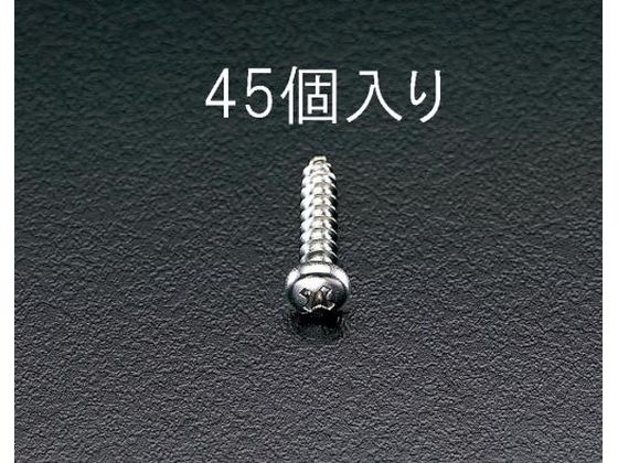 エスコ 鍋頭タッピングビス 4×30mm 45本 EA949ES-45