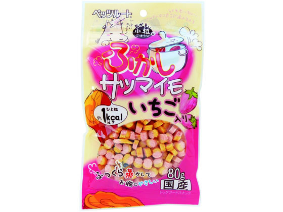 ペッツルート ふかしサツマイモ いちご入り 80g ペッツルート ふかしサツマイモ いちご入り 80g