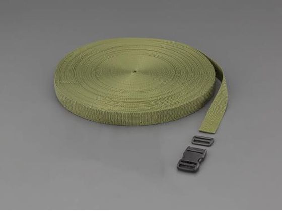 エスコ 平織バンド・バックルセット OD色 30×1.2mm 50m