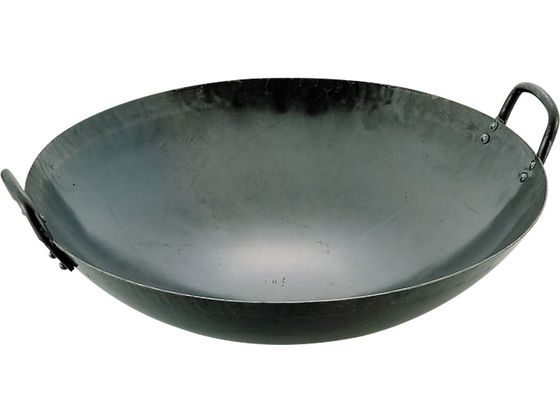 山田 鉄打出 中華鍋 (板厚1.6mm) 30cm