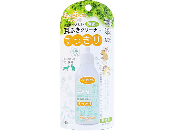 ペッツルート 耳ふきクリーナー 40ml ペッツルート 耳ふきクリーナー 40ml