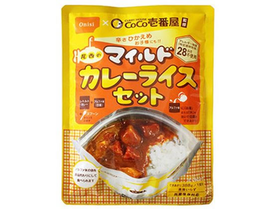 尾西食品 CoCo壱番屋監修 尾西のマイルドカレーライスセット1食 尾西食品 CoCo壱番屋監修 尾西のマイルドカレーライスセット1食