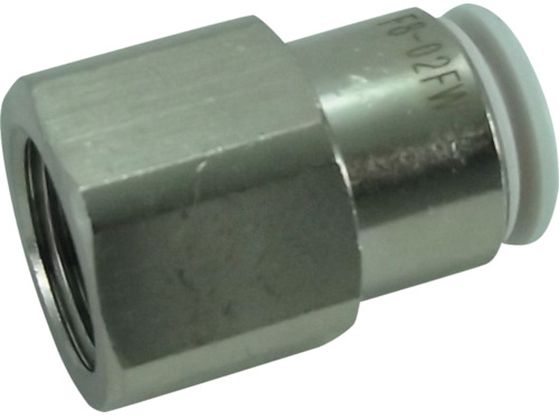 チヨダ ファイブフィメイルコネクタ W(白)6mm・RC1/4 F6-02FW チヨダ ファイブフィメイルコネクタ W(白)6mm・RC1/4 F6-02FW