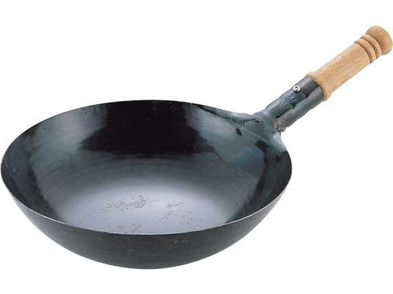 山田 鉄打出 木柄北京鍋 27cm